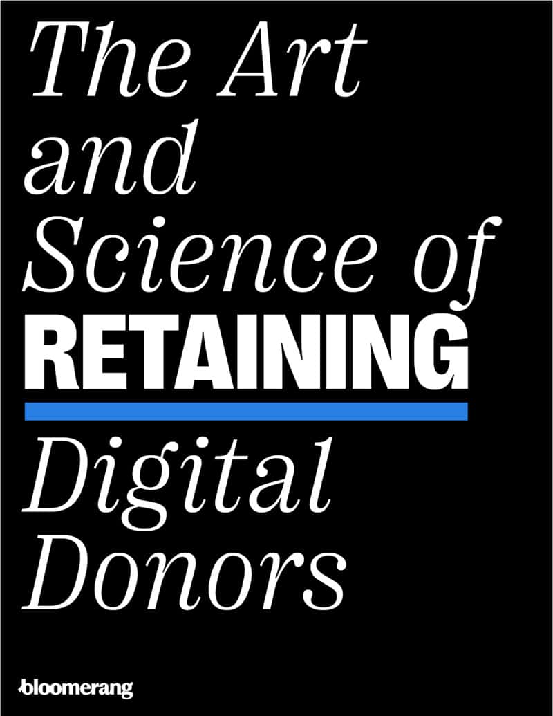 The art and science of retaining digital donors ebook cover